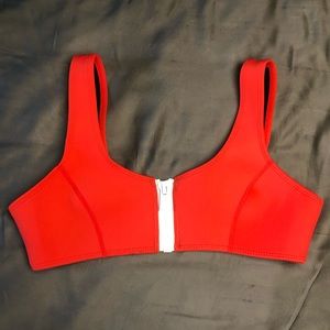 HOAKA Swimwear Kauai Red top